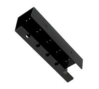 Holibanna Support multiprise sous Le Bureau Gestion Fils Organisateur de Fil de Bureau Accessoire de Bureau Etagere de Rangement câble Table Bureau bac à Fil Organisateur de Bureau Black