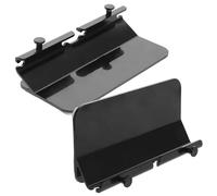 Holibanna Support Mural avec en Plastique Noir 2 Pièces Adhésif pour Téléphone Portable Capacité de Charge Forte, pour Bureau et Chambre