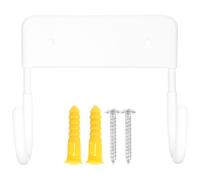 Holibanna Support Mural en Fer pour Planche à Repasser, Crochet Porte-planche Robuste, Cintre Mural Blanc pour Rangement Maison, Compatible la Plupart des Tables à Repasser, Gain de Place
