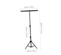 Holibanna Support Projecteur Trépied Réglable Hauteur et Angle Plateau Robuste Antidérapant pour Vidéoprojecteur Support Mobile pour Cinéma Maison Bureau et École