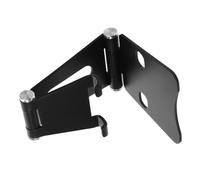 Holibanna Support Téléphone Portable Alliage Aluminium Réglable avec Base Antidérapante Support de Bureau Compact pour Smartphone Compatible et Pixel Charge Simultanée Possible Noir