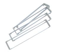 Holibanna Système de 4 Distributeurs Automatiques de Boissons Métalliques Poussoir pour Rayonnage Supermarché Organisateur de Rangement pour Étagère de Boissons 400 CM Optimisation Espace