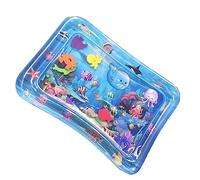 Holibanna Tapis de Jeu Gonflable pour Bébés Tapis Créatif avec Motif Sous Marin Surface Confortable et Sécurisée pour Développement Sensoriel Coordination des Petit Modèle Square