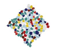 Holibanna Tesselles Céramique Colorées pour DIY Carreaux Muraux Résistants Surface Lisse Parfaits pour Décoration Intérieure et Artisanat Créatif