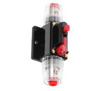Holibanna titulaire d'une assurance automobile Fusible automatique Disjoncteur automatique pour camping-car Coupe-circuit auto disjoncteur en ligne interrupteur de frein Plastique Black