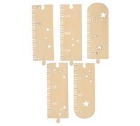 Holibanna Toise Murale Détachable avec Découpe Étoile Règle de Mesure pour Chambre Denfant Décoration Murale Pratique et Sûre des Garçon Fille