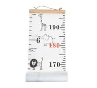 Holibanna Toise Murale Garçon et Filles Croissance Bébé Mesure Hauteur Décor Éducatif Portable en Toile pour Chambre d'Garçon et Filles, Enregistrement Facile Stylo, pour Usage Domestique