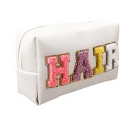 Holibanna Trousse De Maquillage Capacité Compartiments Trousse De Toilette Portable pour Voyage Fermeture Éclair Sécurisée Organisateur De Cosmétiques