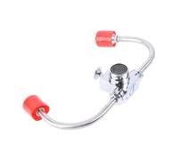 Holibanna Unité de Lavage Oculaire pour Robinet Inox Portable Double Embout Activation Rapide à Levier Vertical Station de Rinçage des Yeux pour Sites Industriels et