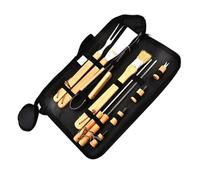 Holibanna Ustensiles De Barbecue De Camping Outils De Grillades Portables Ensemble Outils De Grillades Avec Housse De Transport