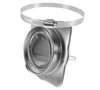 Holibanna Vanne Arrêt Inoxydable Vanne Retour Silencieuse Pour Évacuation De Compresseur Air Et Ventilation De Cuisine Stoppeur De Fumée Et Feu