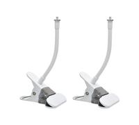 Holicfun Lot de 2 supports de fixation flexibles pour caméra de sécurité Blink, Ring, Arlo, Eufy, Wyze, Google Nest Cam, Simplisafe Caméra extérieure et plus encore, blanc