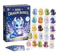 Holiday Advent Countdown 2026 - Christmas 2D Acrylic Toy Calendar