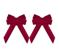 Holiday Chair Bow Covers Soft Decorative Seat Tie Elegant Accent Set