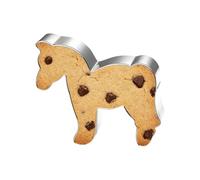 Holiday Cookie Cutter - Baking Mold, Single Unit Tool for Dough Shaping, Reusable Apparatus with Horse Design, Kitchen Supplies, Utensil for Pie Dessert, Fondant Work and Chocolate Preparation