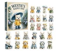 Holiday Countdown Window Display, Two Dimensional Puppy Pendant Kit | Colorful Print, Sturdy Material, Collectible Item with Charming Look, Backpack Accessory for School Bedroom
