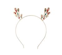 Holiday Deer Antlers Headwear Christmas Headpiece Family Gathering Festive Bandband Pour Les Adultes Et Les Accessoires Pour L'atmosphère De Vacances