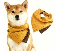 Holiday Dog Bandana Scarf - Triangle Polyester, Machine Washable, Multi-Size S/M/L for Small Medium Large Dogs - Perfect for Christmas Party Photo Props Pet Gift