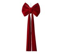 Holiday Giant Bow, Staircase Holiday Decoration, Pre Tied Large Reusable Ornament, Elegant Christmas Tree Bow Decoration for Indoor Home, Door Front, Fence, Backdrop, Fall