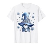 Holiday GNOME for Christmas Matching Family Cute Snowflake T-Shirt