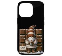 Holiday GNOME for Men and Boys Love Chocolate and Hot Cocoa Coque pour iPhone 13 Pro