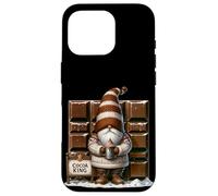 Holiday GNOME for Men and Boys Love Chocolate and Hot Cocoa Coque pour iPhone 16 Pro
