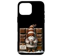 Holiday GNOME for Men and Boys Love Chocolate and Hot Cocoa Coque pour iPhone 16 Pro Max