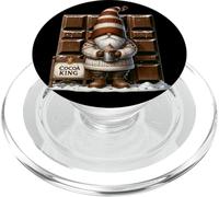 Holiday GNOME for Men and Boys Love Chocolate and Hot Cocoa PopSockets PopGrip pour MagSafe