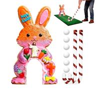Holiday Golf Set - Wood ABS 35 cm, Indoor Golf Course, Portable Game | Complete Club And Ball Set For Kids, Adults, Family Activity, Party, Home Living Room, Bedroom