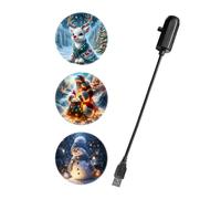 Holiday Light Projector - USB Rechargeable LED Christmas Decor | ABS Electronic Components, 3 Pattern Styles A B, Compact 28x2.3x2.6cm 40g, Party Decoration for Yard Garden Office Desk