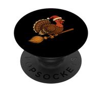 Holiday Mashup Turquie Funny Thanksgiving Halloween Noël PopSockets PopGrip Adhésif