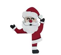 Holiday Metal Door Top Ornement Snowman/Santa/Deer/Snowflake Top Decoration for Christmas New Year Decorations Metal Christmas Snowman Design