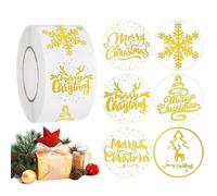 Holiday Sticker Pack for Kids, 500 Pre-Cut Snowflake and Tree Decals for Christmas Crafts, Journals, Scrapbooks, Classroom Activities, Parties, Family Fun, Girls Home School