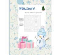 Holiday-Themed Word search Puzzle Book: Holiday Word Search Puzzle Book for Kids | Ages 6-10 | Fun Holiday-Themed Brain Games & Activities