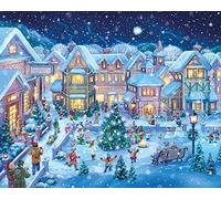 Holiday Village Square Jigsaw Puzzle 1000 Pièces