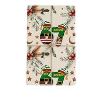 Holiday Wrapping Paper - 67 Sheets Funny Vintage Christmas Meme Designs for Teens, Adults, Friends, Family, Coworkers, Birthday and Holiday Party Gift Wrapping, Colorful Paper, Festive Packaging Ready