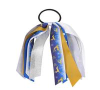 Holidays Collection Chouchous en soie avec motif de Noël doux et confortable pour décoration de cheveux pour filles