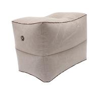 HOLIDYOYO 1 Ensemble Oreiller de tampon à pied gonflable du lit en forme de lits pour enfants oreillers positionneurs de jambes repose-pieds de voyage gonflable flocage pvc Gris clair