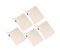 HOLIDYOYO 1 Pc réutilisable à provisions en Filet en Filet extérieur de Courses reutilisable Courses reutilisable tripack en Coton de ES réutilisable Beige