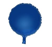 HOLIDYOYO 10 pièces Ballons Aluminium Rond Bleu Ballons Gonflables Réutilisables pour Décoration Anniversaire Mariage Saint Valentin et Fête