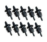 HOLIDYOYO 10 pièces Bouchons PVC pour Bouteille de Vin avec Bec Verseur Angle Doseurs pour Bar Réutilisables et Faciles à Utiliser