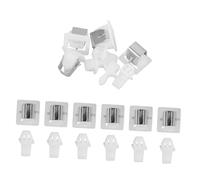 HOLIDYOYO 10 pièces Kit Loquets de Porte pour Sèche-linge Compatible Multi-marques Installation Facile pour Lave-linge Frontal et Électroménager Polyvalent