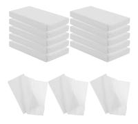 HOLIDYOYO 10 Tissu De Voiture Recharges De Mouchoirs Recharge De Porte-serviettes Boîte à Mouchoirs Pour Pare-soleil Tissus Voyage Pulpe De Bois Jetable Serviette De Visage