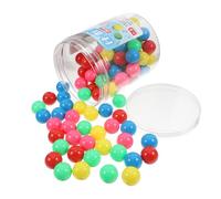 HOLIDYOYO 100Pièces Boules de Comptage Creuses Plastique Colorées de Outil Éducatif pour Enseignement des Probabilités Mathématiques pour École