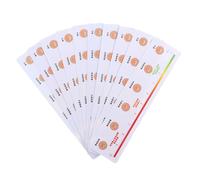 HOLIDYOYO 10pièces Règle Évaluation Douleur Outil de Mesure Portable pour Patients et Professionnels Médicaux Échelle Visuelle D'intensité la Douleur pour Suivi à Domicile et Usage