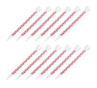 HOLIDYOYO 12 Embouts Mélangeurs de Calfeutrage en Spirale Buse de Finition pour Mastic Outil de Mélange Homogène pour Résine Époxy pour Joints Carrelage la Cuisine et Salle de Bain Lot