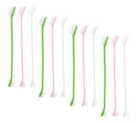 HOLIDYOYO 12 pièces Brosse à Dents pour Chiens et Chiots à Double Tête Brosse Souple Portable pour Animal de Compagnie Kit Multi-fonctions pour Hygiène Dentaire Complète