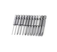 HOLIDYOYO 12 pièces Embouts Tournevis Cruciformes Magnétiques Acier Bits Hexagonaux pour Visseuse Électrique Outils de Vissage Durables et