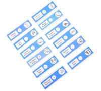 HOLIDYOYO 12 Pièces Lames de Microscope Préparées Animaux Bleu pour Garçon Fille Échantillons Biologiques Lames Stéréo Éducatives pour Élèves Collège Lycée