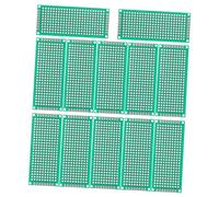 HOLIDYOYO 12 pièces Plaque de Circuit Époxy avec Espacement pour Expériences Électroniques Plaque Pratique et pour Prototypage et Soudure DIY